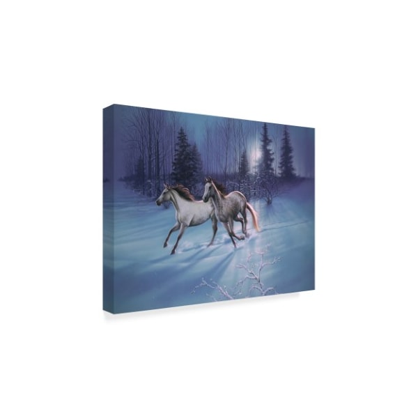 Kirk Reinert 'Winter Evening' Canvas Art,14x19